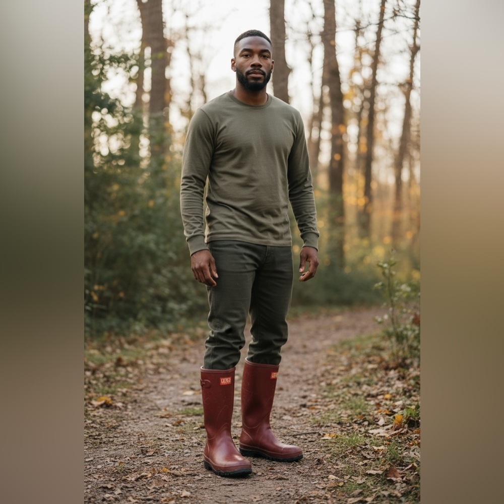 Vintage Lehigh Steel Toe Boots Mens 7 Red Ranger Rubber Safety Sherpa Lined - Picture 4 of 14